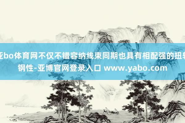 亚bo体育网不仅不错容纳线束同期也具有相配强的扭转钢性-亚博官网登录入口 www.yabo.com