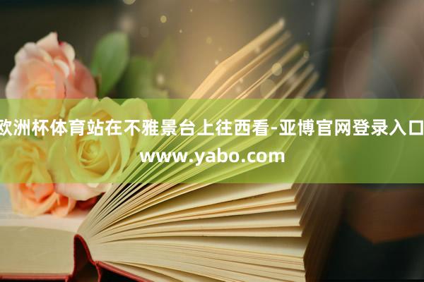 欧洲杯体育站在不雅景台上往西看-亚博官网登录入口 www.yabo.com