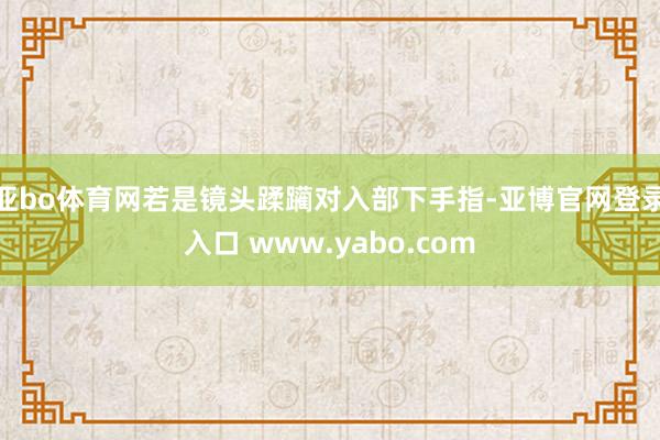 亚bo体育网若是镜头蹂躏对入部下手指-亚博官网登录入口 www.yabo.com